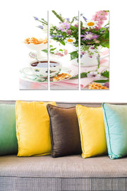 Tríptico Decorativo em MDF (3 Peças) Multicolor – 70x50 cm (3x 20x50 cm)