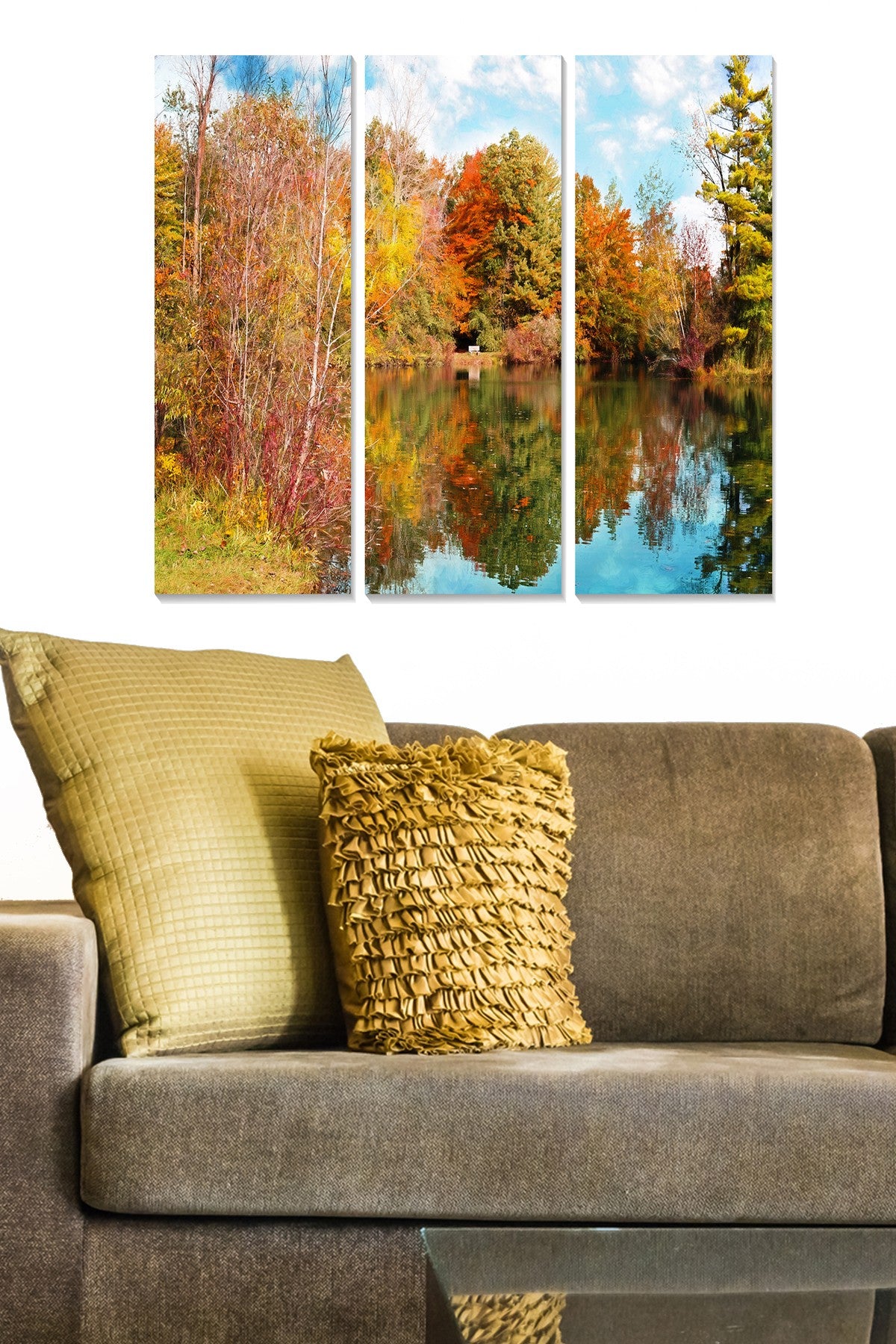 Tríptico Decorativo em MDF Multicolor 70x50 cm (3 Peças, 3 mm) – MDF986327