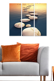 Quadro Decorativo em MDF Multicolor – 3 Peças, 70x50 cm (20x50 cm cada), 3 mm