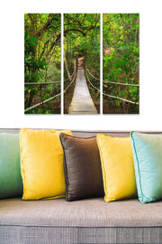 Quadro Decorativo em MDF Multicolor (Conjunto de 3 Peças) — 20 x 50 cm cada, total 70 x 50 cm, MDF 3 mm — Modelo MDF9932001