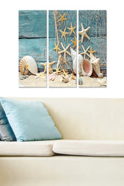 Tríptico Decorativo em MDF Multicolor – 70 x 50 cm (3 Peças)