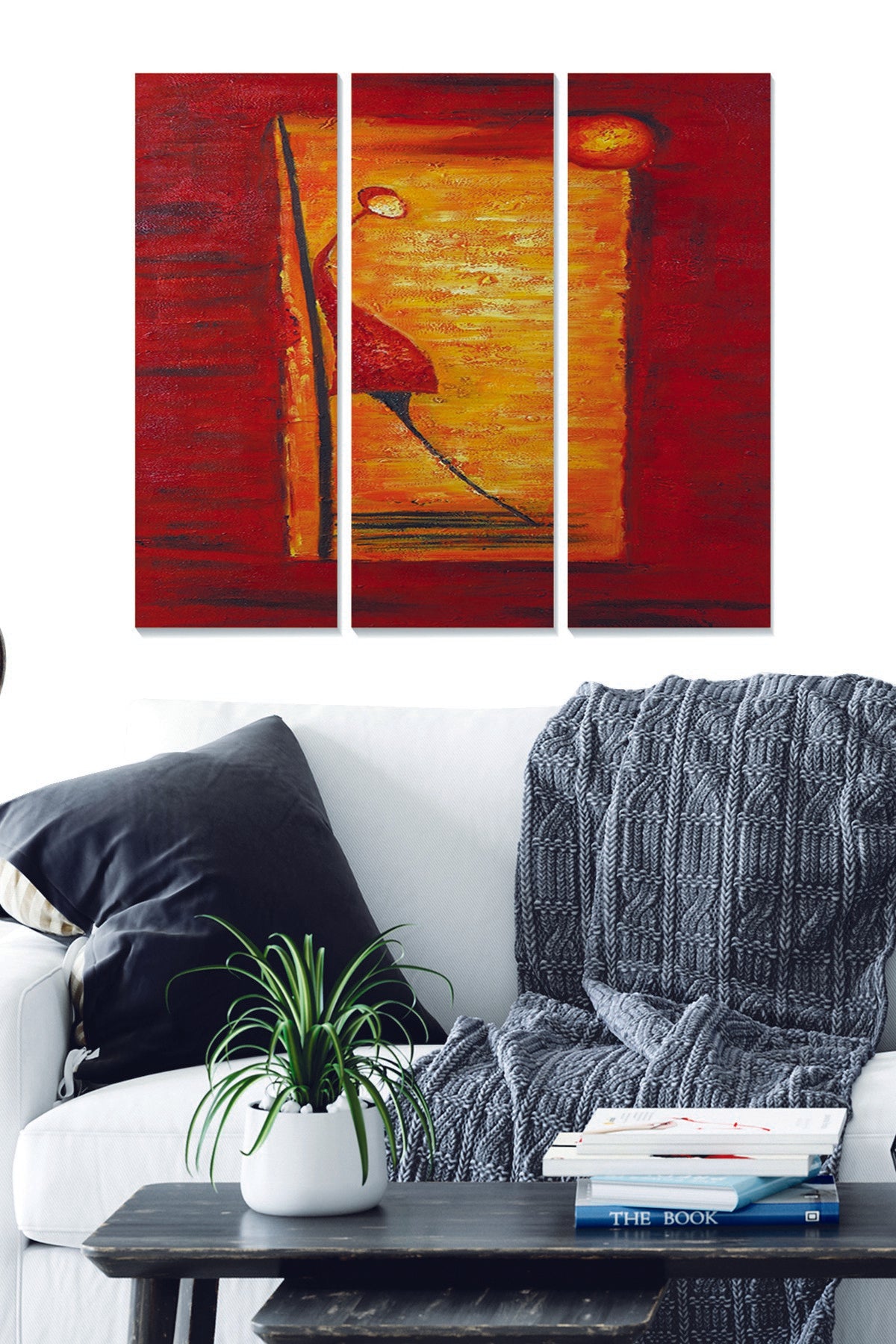 Tríptico Decorativo 100% MDF – Multicolor, 70x50 cm (3x 20x50 cm), Espessura 3 mm