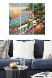 Quadro Decorativo em MDF Multicolor (3 Peças) – 20x50 cm cada, Total 70x50 cm, Espessura 3 mm – MDFDSCF7600