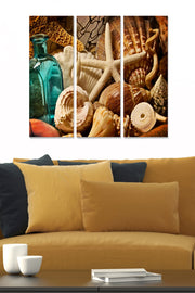 Tríptico Decorativo em MDF Multicolor, 70x50 cm (3 Peças, 3 mm)