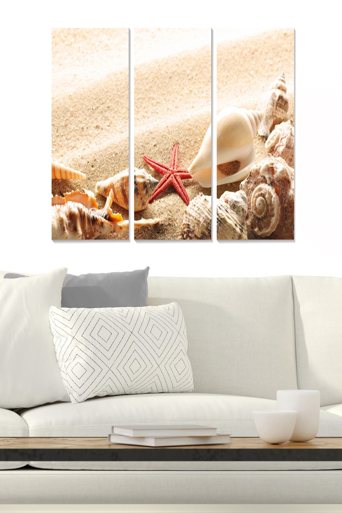 Conjunto de Quadros Decorativos em MDF Multicolor (3 Peças) – 70 x 50 cm, 3 mm | MDFFTR1003