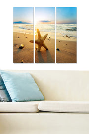 Painel Decorativo em MDF Multicolor (3 Peças) – Total 70x50 cm (3x 20x50) – Espessura 3 mm – MDFftr1006