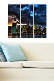 Quadro Decorativo em MDF (3 Peças) Multicolor – 70 x 50 cm