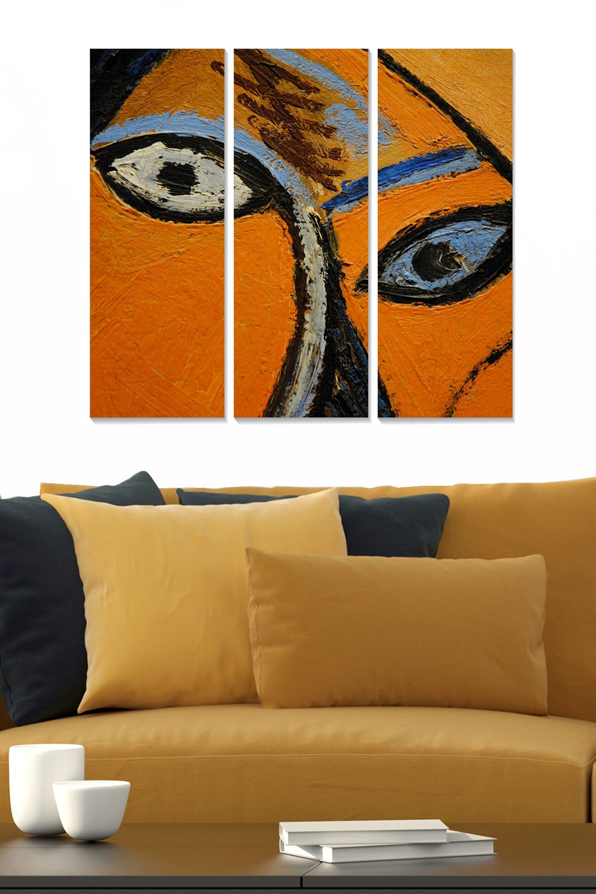 Quadro Decorativo em MDF Multicolor – Conjunto 3 Peças, 70x50 cm (3 mm) | MDFPP10223