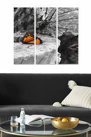 Quadro Decorativo em MDF Multicolor – Conjunto de 3 (3x 20x50 cm | Total 70x50 cm) MDFSBO15