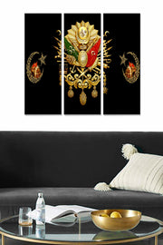 Quadro Decorativo em MDF Multicolor (Conjunto de 3 Peças) 70 x 50 cm – MDFTUG10