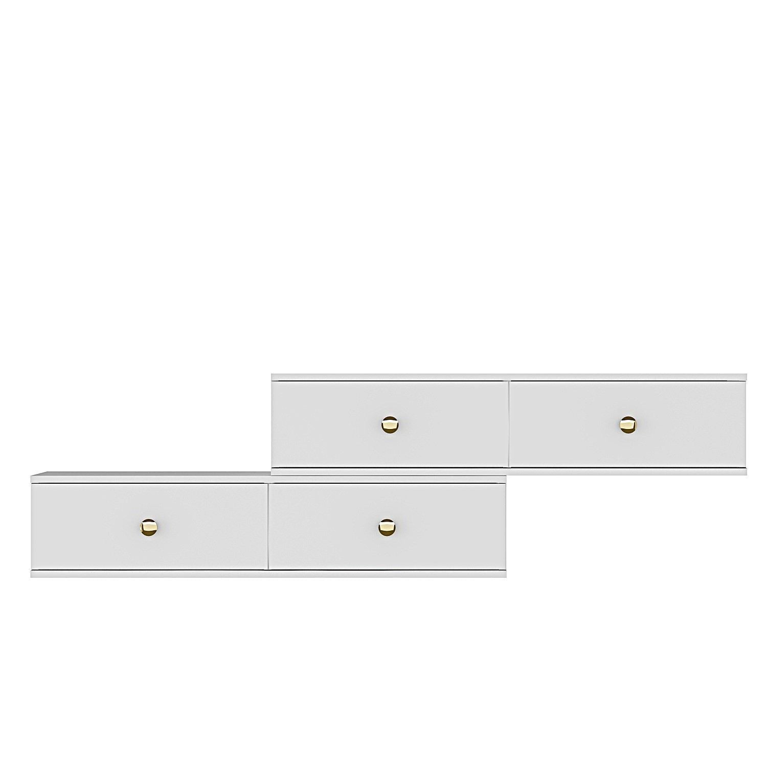 Móvel de TV-Zuzu Double-Branco