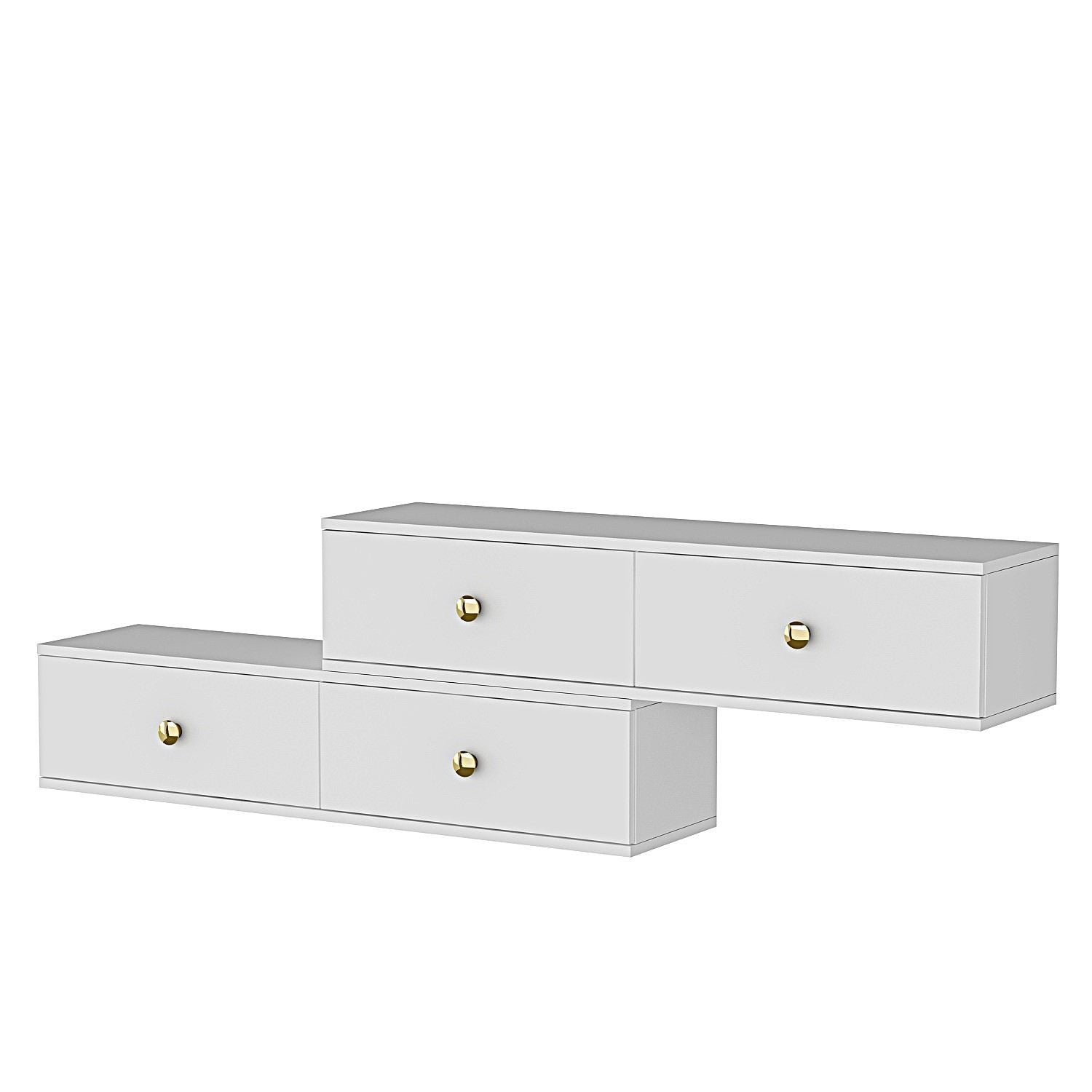 Móvel de TV-Zuzu Double-Branco