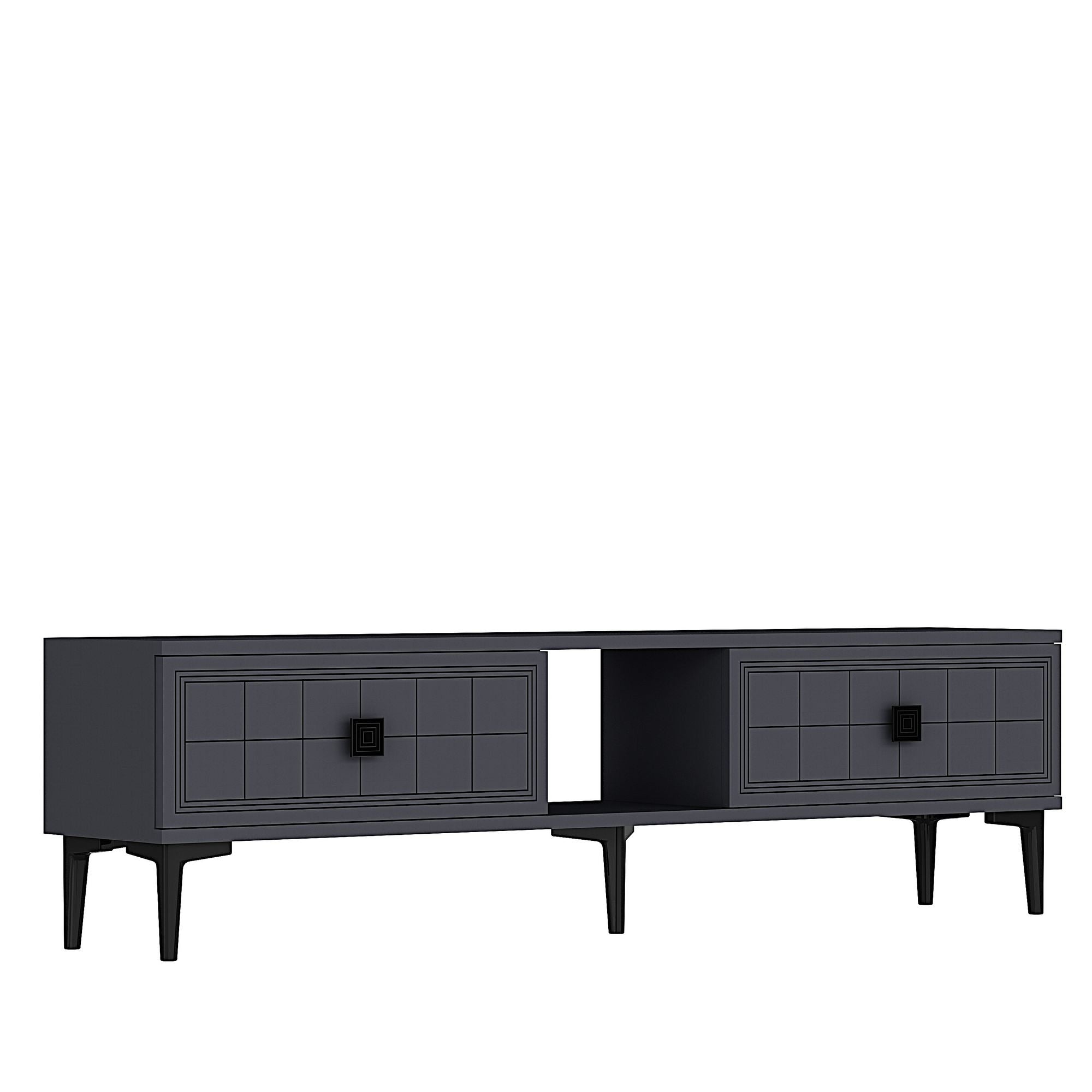 Móvel de TV-Yuka 150-Antracite