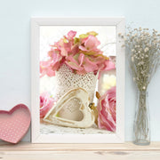 Quadro Decorativo MDF Emoldurado - Arte Multicolor 24x29cm com Moldura de Madeira 2cm