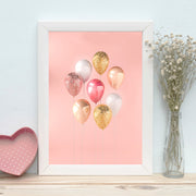 Quadro Decorativo MDF Emoldurado - Arte Multicolor 24x29cm com Moldura de Madeira 2cm