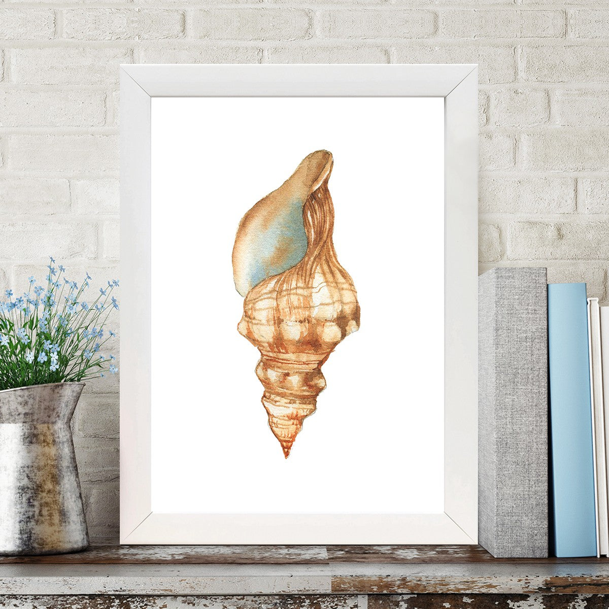 Quadro Decorativo MDF Emoldurado - Arte Multicolor 24x29cm com Moldura de Madeira 2cm