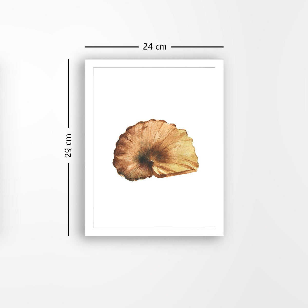 Quadro Decorativo MDF Emoldurado - Arte Multicolor 24x29cm com Moldura de Madeira 2cm