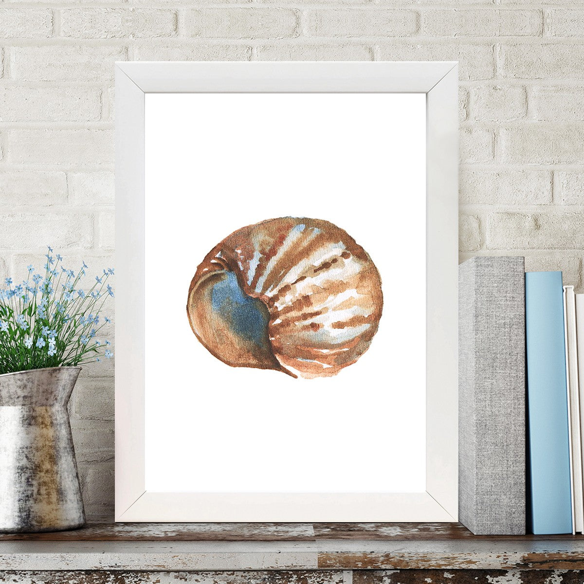 Quadro Decorativo MDF Emoldurado - Arte Multicolor 24x29cm com Moldura de Madeira 2cm