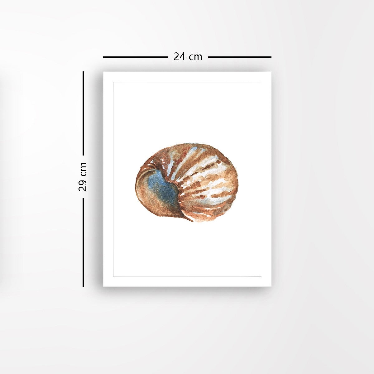 Quadro Decorativo MDF Emoldurado - Arte Multicolor 24x29cm com Moldura de Madeira 2cm