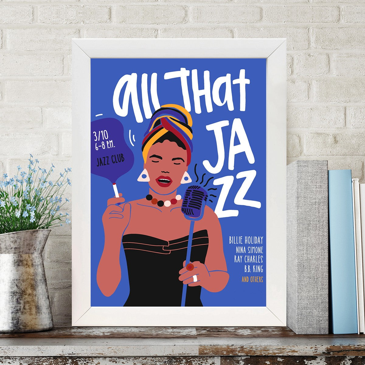 Quadro Decorativo MDF Emoldurado - Arte Multicolor 24x29cm com Moldura de Madeira 2cm