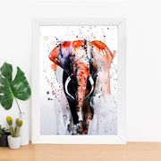 Quadro Decorativo MDF Emoldurado - Arte Multicolor 24x29cm com Moldura de Madeira 2cm