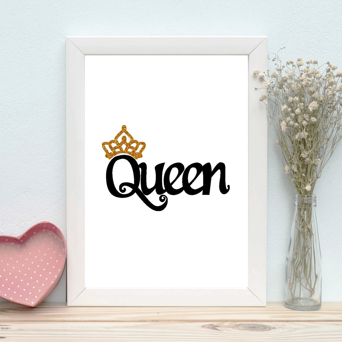 Quadro Decorativo MDF Emoldurado - Arte Multicolor 24x29cm com Moldura de Madeira 2cm