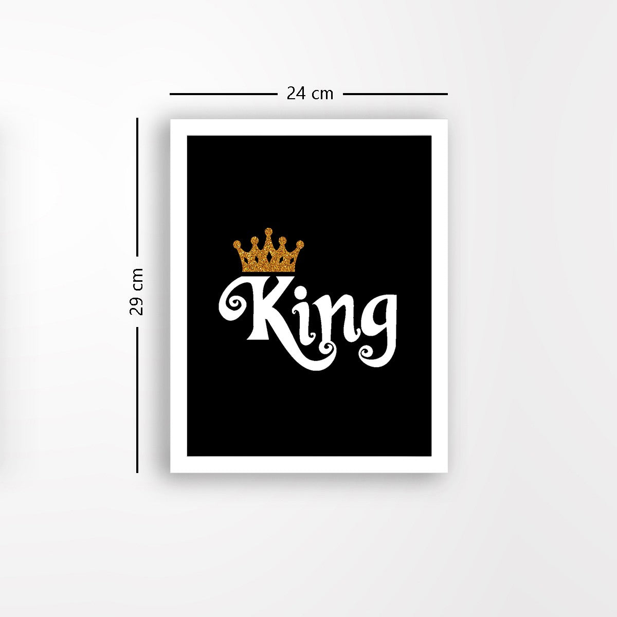 Quadro Decorativo MDF Emoldurado - Arte Multicolor 24x29cm com Moldura de Madeira 2cm