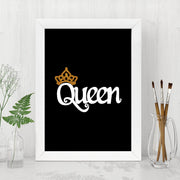 Quadro Decorativo MDF Emoldurado - Arte Multicolor 24x29cm com Moldura de Madeira 2cm