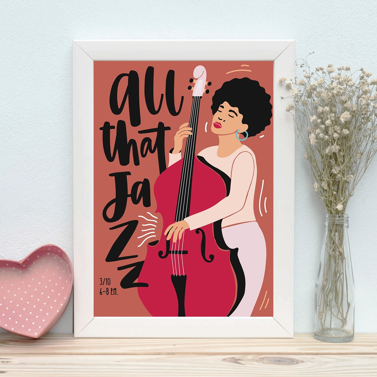 Quadro Decorativo MDF Emoldurado - Arte Multicolor 24x29cm com Moldura de Madeira 2cm