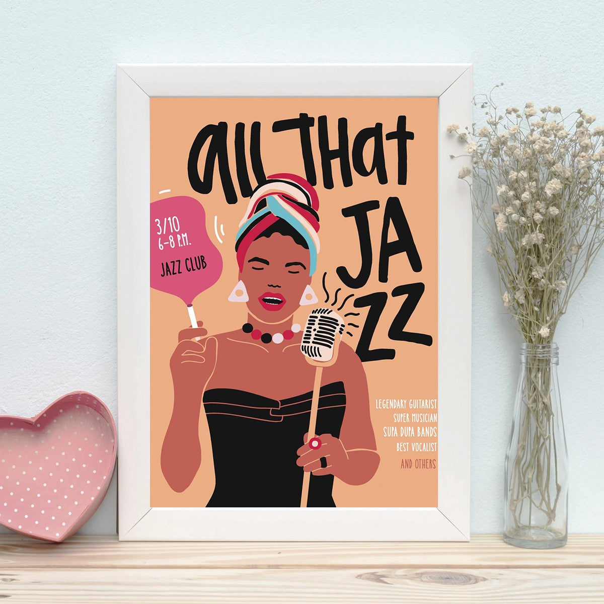 Quadro Decorativo MDF Emoldurado - Arte Multicolor 24x29cm com Moldura de Madeira 2cm