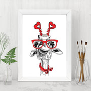 Quadro Decorativo MDF Emoldurado - Arte Multicolor 24x29cm com Moldura de Madeira 2cm