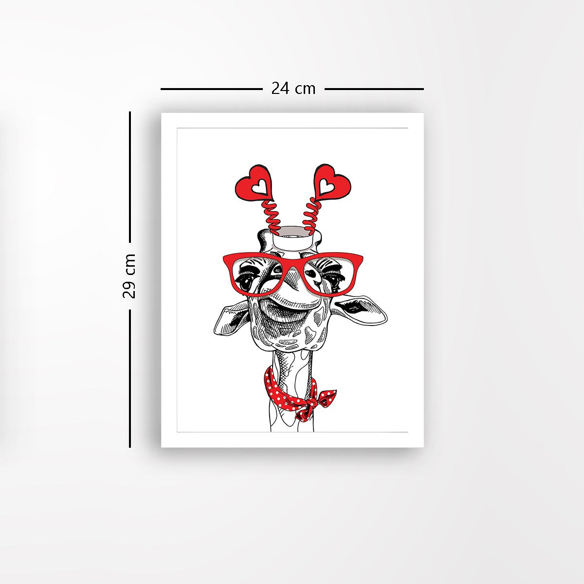 Quadro Decorativo MDF Emoldurado - Arte Multicolor 24x29cm com Moldura de Madeira 2cm