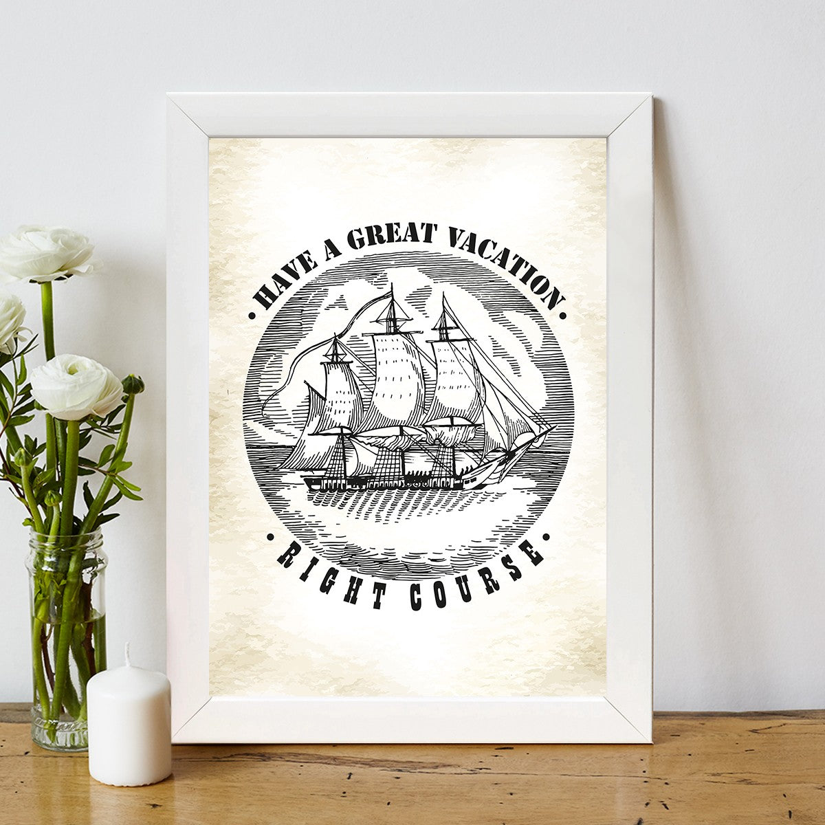 Quadro Decorativo MDF Emoldurado - Arte Multicolor 24x29cm com Moldura de Madeira 2cm