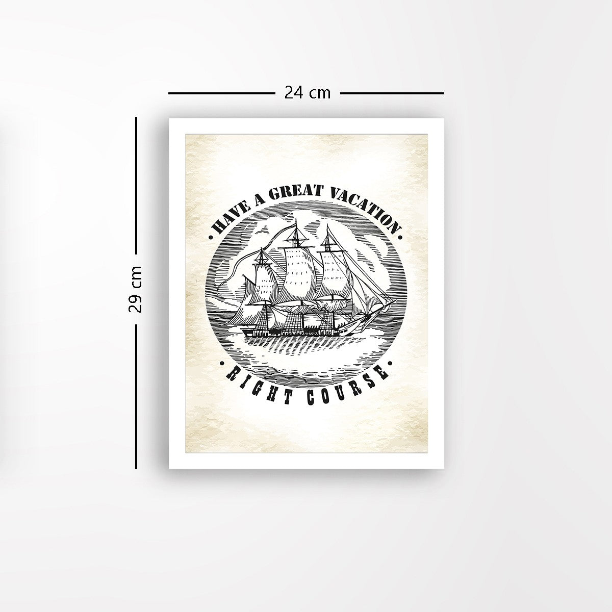 Quadro Decorativo MDF Emoldurado - Arte Multicolor 24x29cm com Moldura de Madeira 2cm