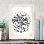 Quadro Decorativo MDF Emoldurado - Arte Multicolor 24x29cm com Moldura de Madeira 2cm