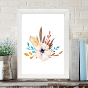 Quadro Decorativo MDF Emoldurado - Arte Multicolor 24x29cm com Moldura de Madeira 2cm