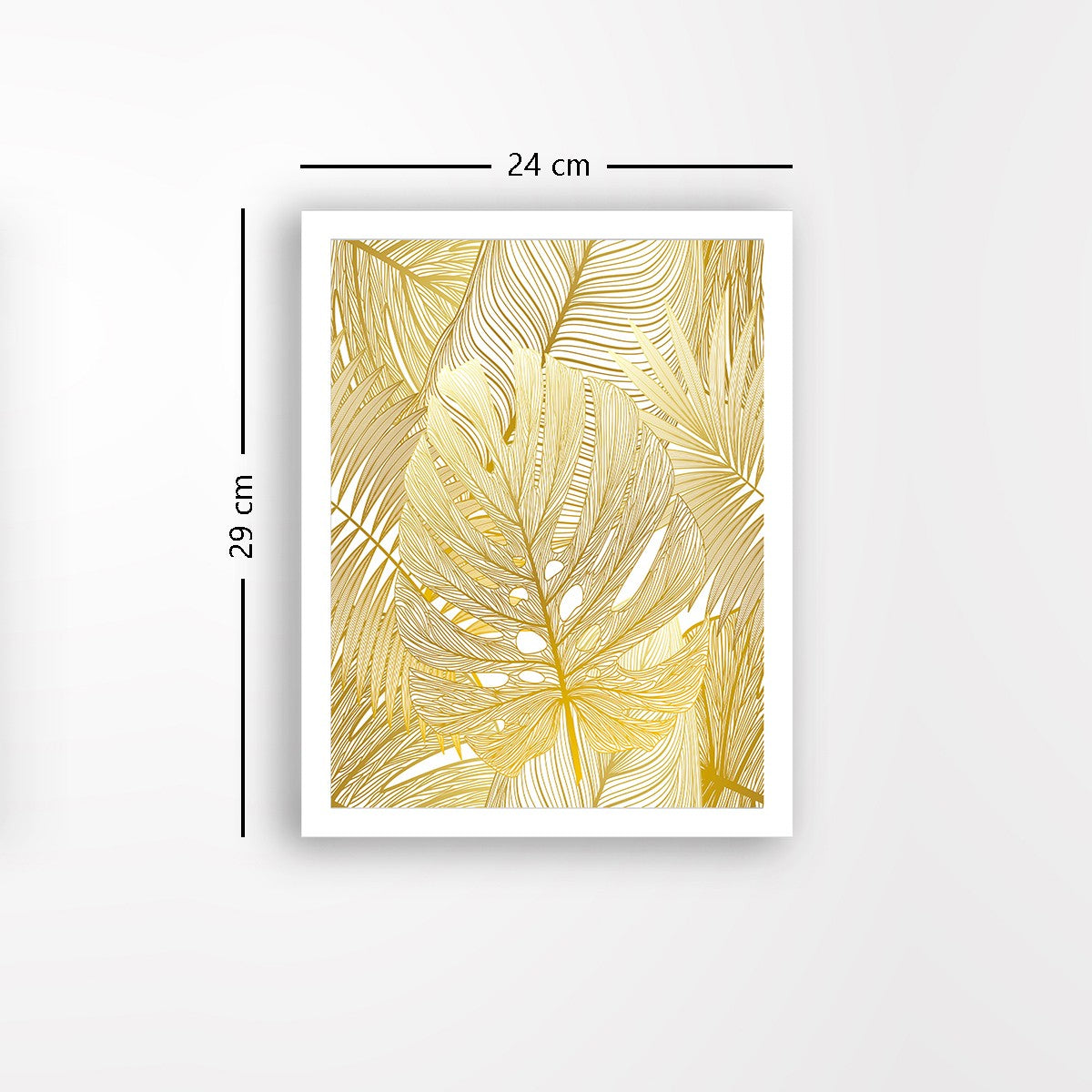 Quadro Decorativo MDF Emoldurado - Arte Multicolor 24x29cm com Moldura de Madeira 2cm