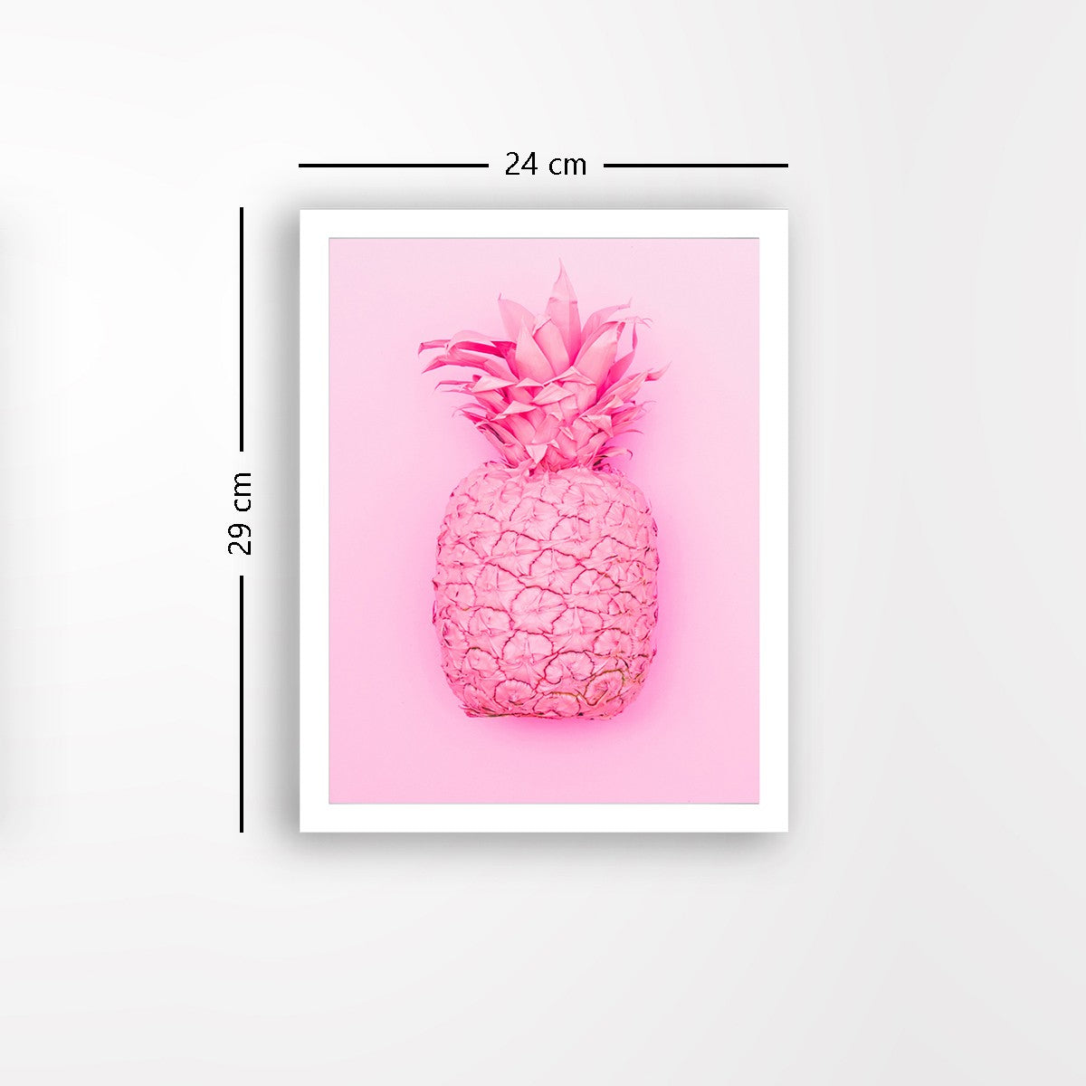 Quadro Decorativo MDF Emoldurado - Arte Multicolor 24x29cm com Moldura de Madeira 2cm