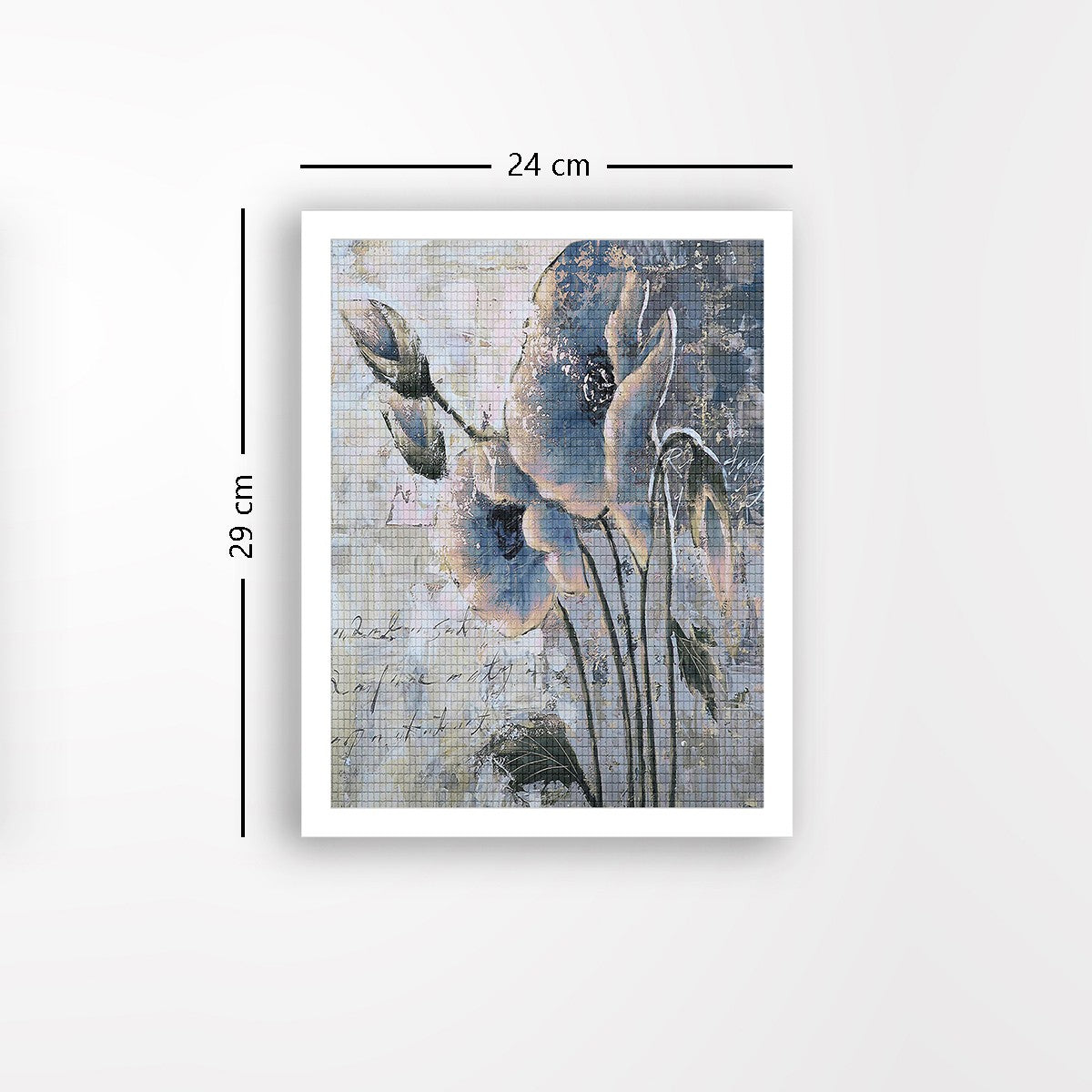 Quadro Decorativo MDF Emoldurado - Arte Multicolor 24x29cm com Moldura de Madeira 2cm