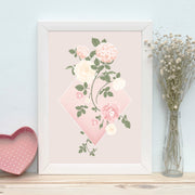 Quadro Decorativo MDF Emoldurado - Arte Multicolor 24x29cm com Moldura de Madeira 2cm