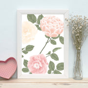 Quadro Decorativo MDF Emoldurado - Arte Multicolor 24x29cm com Moldura de Madeira 2cm