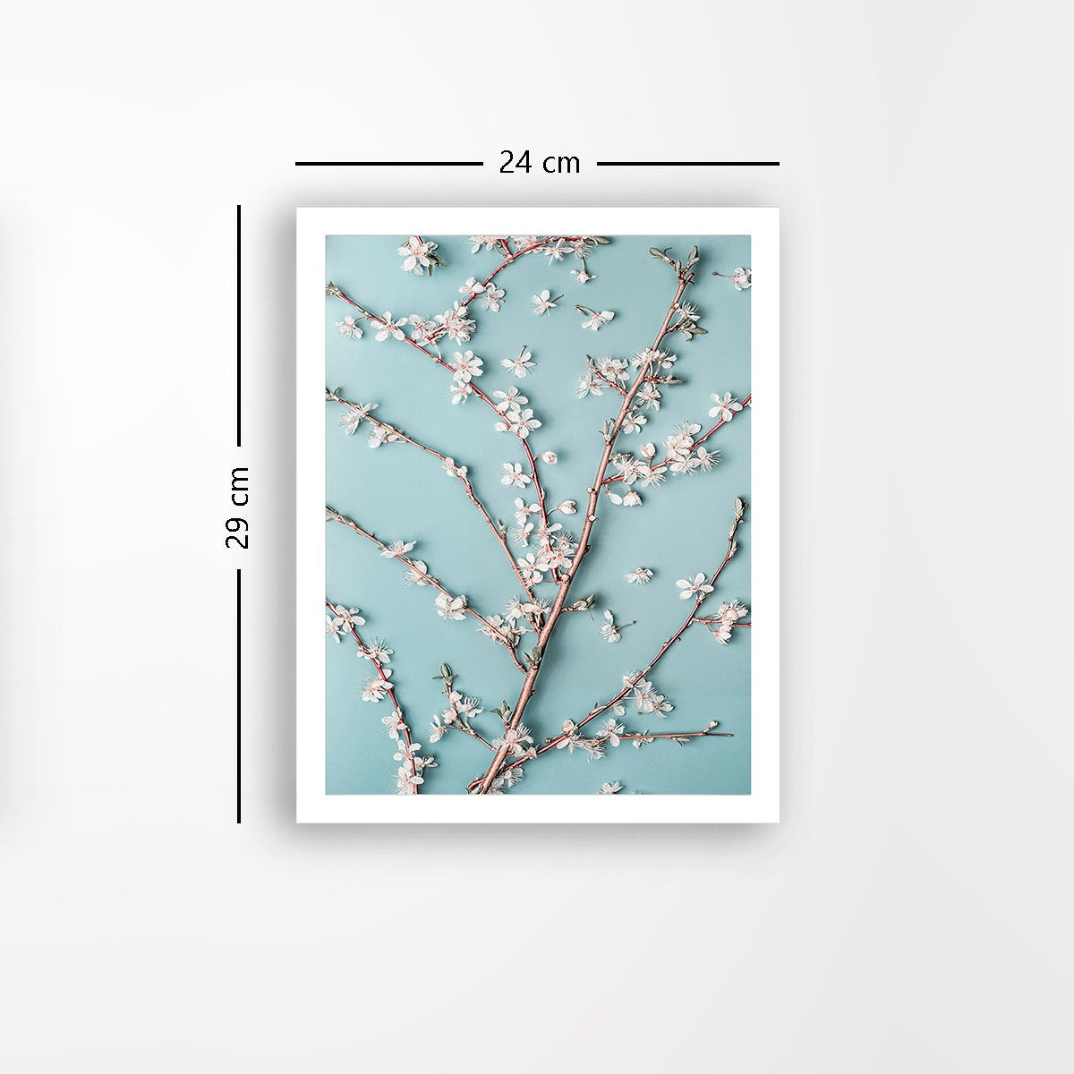 Quadro Decorativo MDF Emoldurado - Arte Multicolor 24x29cm com Moldura de Madeira 2cm