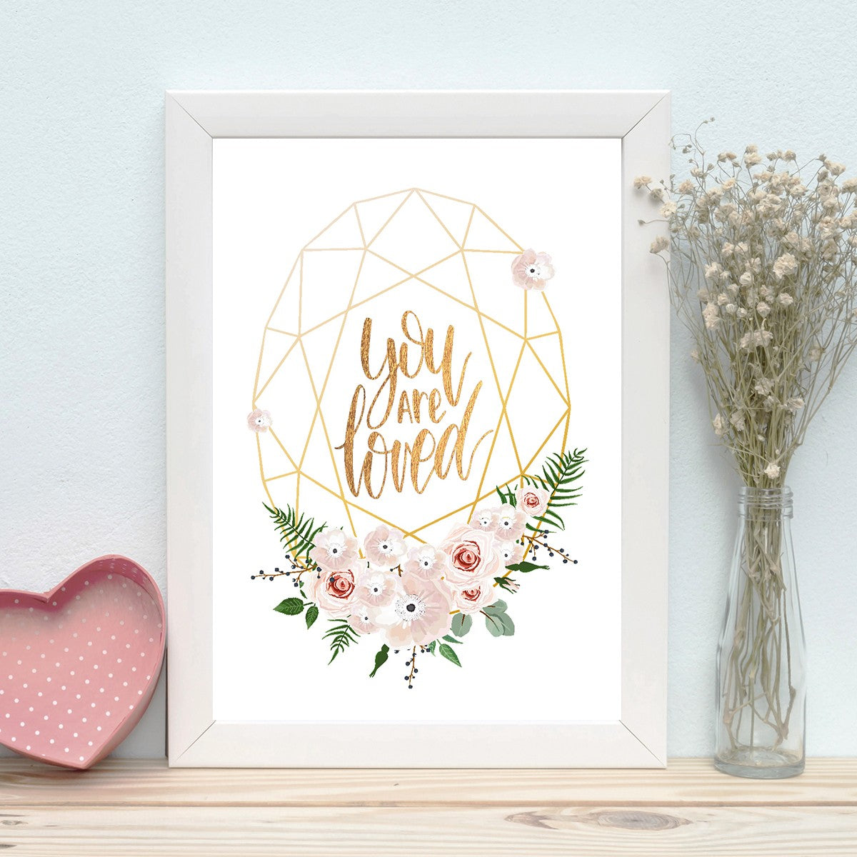 Quadro Decorativo MDF Emoldurado - Arte Multicolor 24x29cm com Moldura de Madeira 2cm