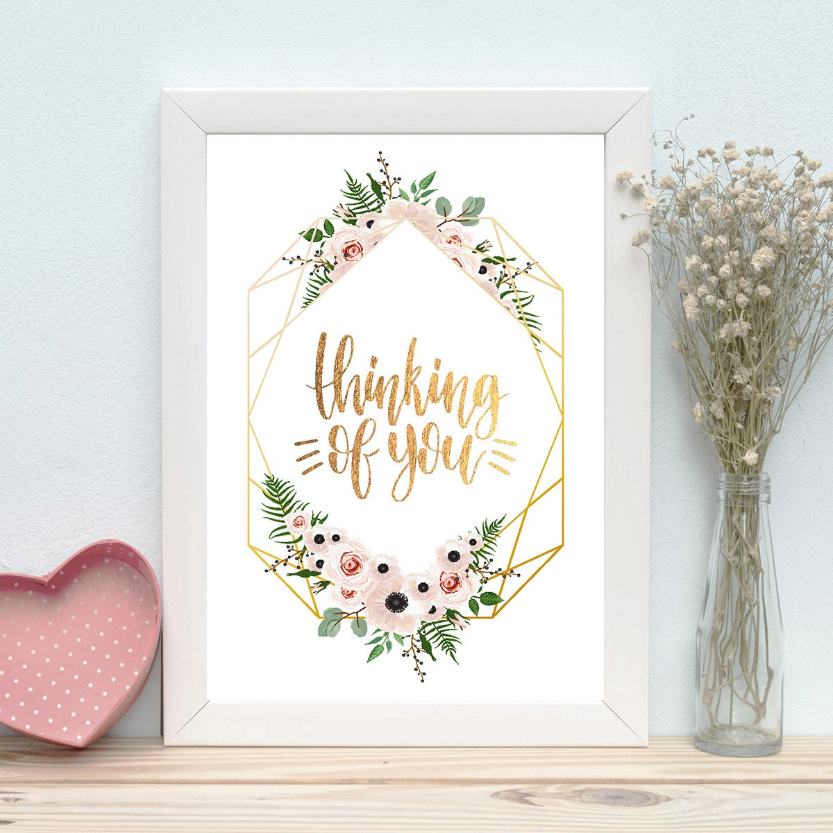 Quadro Decorativo MDF Emoldurado - Arte Multicolor 24x29cm com Moldura de Madeira 2cm