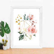 Quadro Decorativo MDF Emoldurado - Arte Multicolor 24x29cm com Moldura de Madeira 2cm