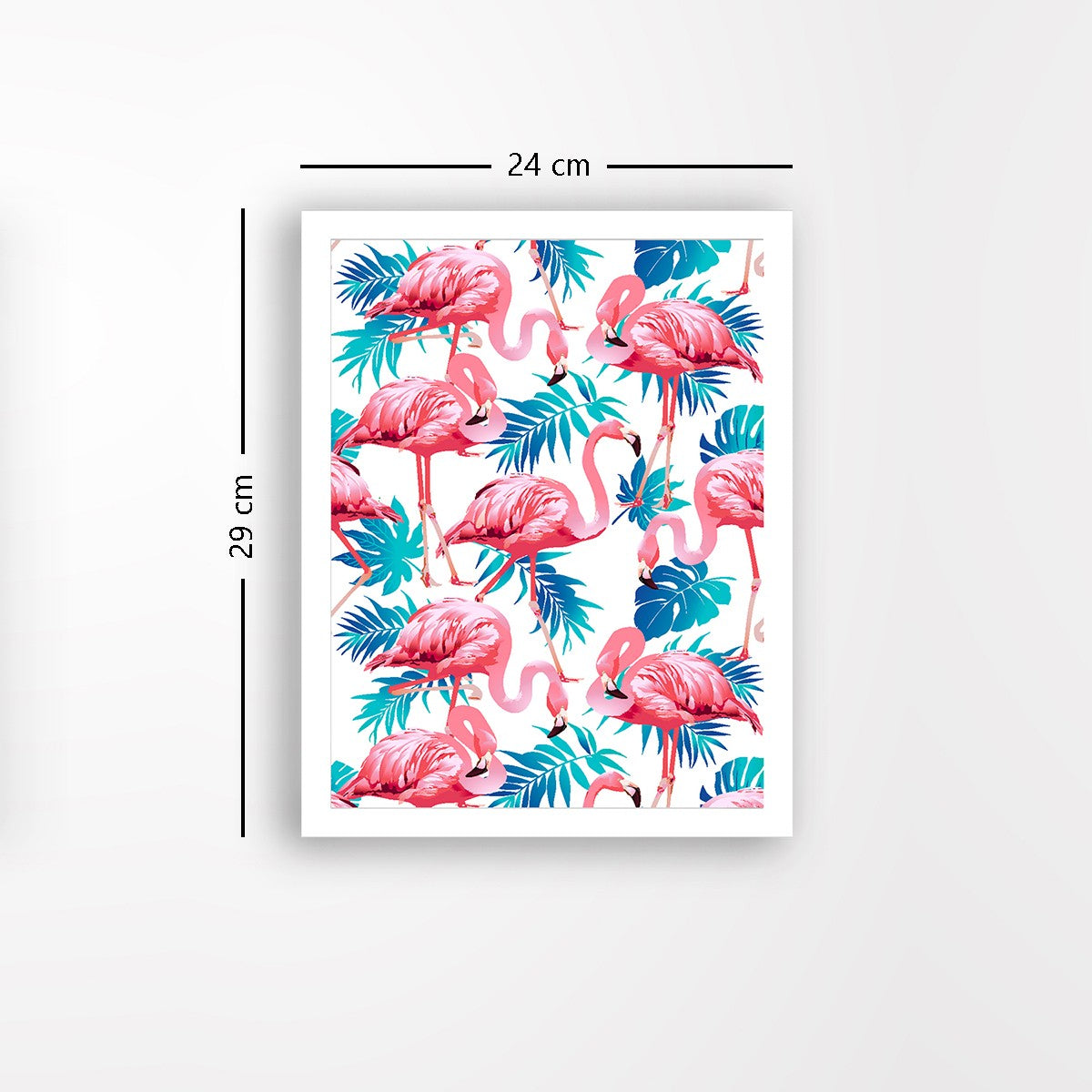 Quadro Decorativo MDF Emoldurado - Arte Multicolor 24x29cm com Moldura de Madeira 2cm