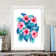 Quadro Decorativo MDF Emoldurado - Arte Multicolor 24x29cm com Moldura de Madeira 2cm