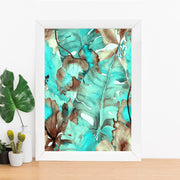 Quadro Decorativo MDF Emoldurado - Arte Multicolor 24x29cm com Moldura de Madeira 2cm