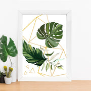 Quadro Decorativo MDF Emoldurado - Arte Multicolor 24x29cm com Moldura de Madeira 2cm