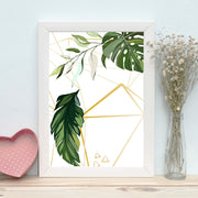 Quadro Decorativo MDF Emoldurado - Arte Multicolor 24x29cm com Moldura de Madeira 2cm